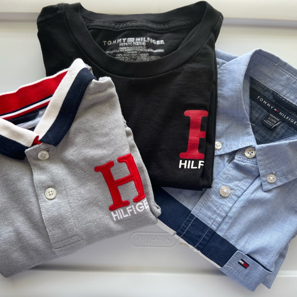 Bundle of 3 Tommy Hilfiger boys shirts